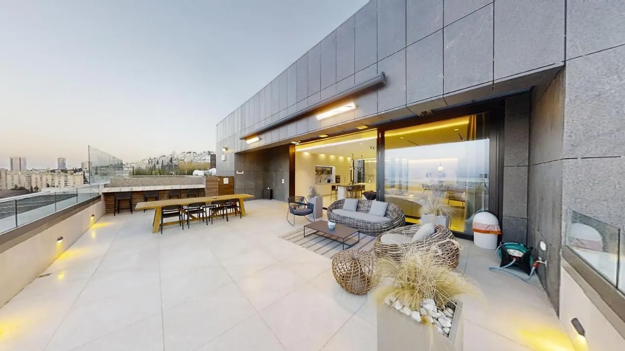 Apartment Serene - Infinity Cview Pool - 4 Bedrooms Luxury Penthouse Haifa Israel